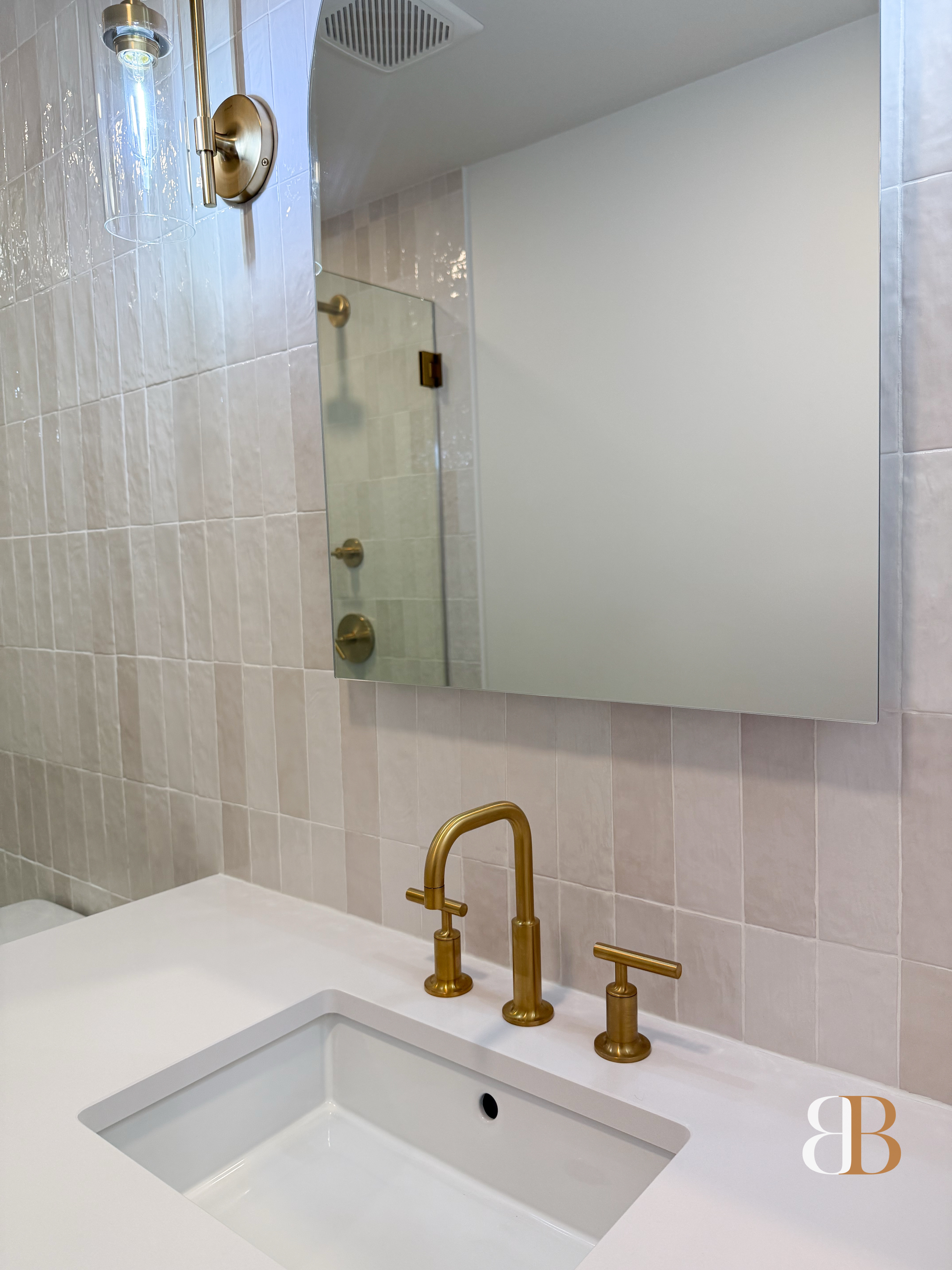 Transitional bathroom remodel in Ambler by B&B Associates Creations — photo 10